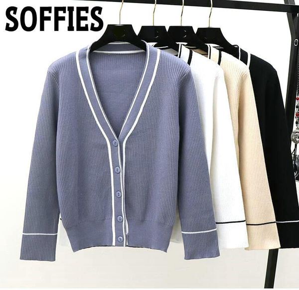 women's sweaters 2021 spring women v-neck knit cardigans preppy style loose causal elegant knitting outwears white kaban roupas, White;black
women's sweaters 2021 spring women v-neck knit cardigans preppy style loose causal elegant knitting outwears white kaban roupas, White;black