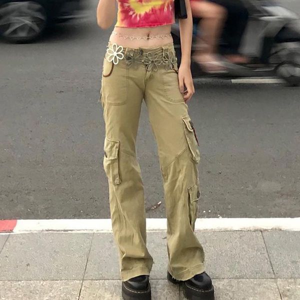women's pants & capris khaki pocket overalls 2021 high waist hanging feeling thin woven casual, Black;white
women's pants & capris khaki pocket overalls 2021 high waist hanging feeling thin woven casual, Black;white