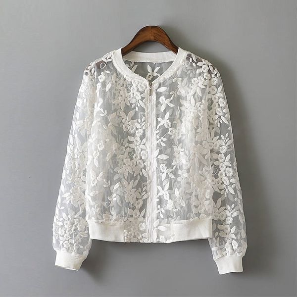 organza lace jacket women black white spring summer short coat stand collar bomber jacket women chaquetas casual jackets c5430 201109, Black;brown
organza lace jacket women black white spring summer short coat stand collar bomber jacket women chaquetas casual jackets c5430 201109, Black;brown