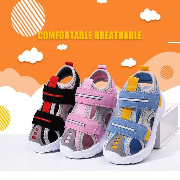sandals summer children boys girls beach shoes soft and lightweight open-toed outdoor toddler baby, Black;red
sandals summer children boys girls beach shoes soft and lightweight open-toed outdoor toddler baby, Black;red