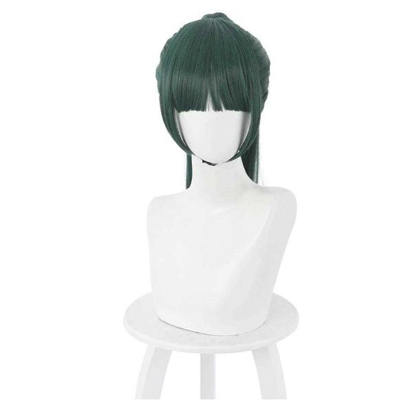 anime jujutsu kaisen maki zenin cosplay wig dark green clip ponytail hair heat resistant synthetic halloween party wigs, Black
anime jujutsu kaisen maki zenin cosplay wig dark green clip ponytail hair heat resistant synthetic halloween party wigs, Black