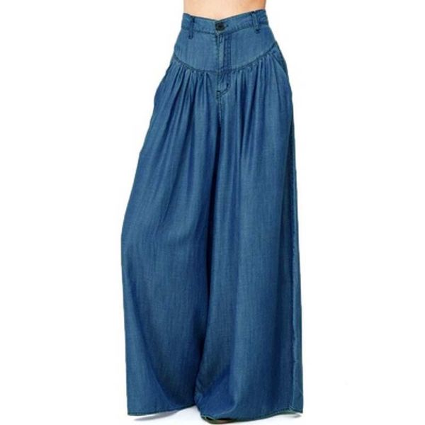 women's pants & capris women summer autumn causal zipper up wide leg blue denim loose long trousers high waist pantalon s-5xl, Black;white
women's pants & capris women summer autumn causal zipper up wide leg blue denim loose long trousers high waist pantalon s-5xl, Black;white