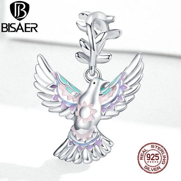 bisaer pigeon beads 925 sterling silver colorful enamel bird of peace charms pendant fit bracelet necklace jewelry efc295 q0531, Black
bisaer pigeon beads 925 sterling silver colorful enamel bird of peace charms pendant fit bracelet necklace jewelry efc295 q0531, Black