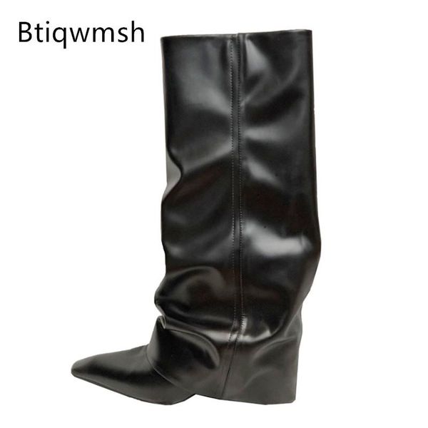 boots est design wedged knee women pointed toe black real leather high heel botas woman cool military
boots est design wedged knee women pointed toe black real leather high heel botas woman cool military