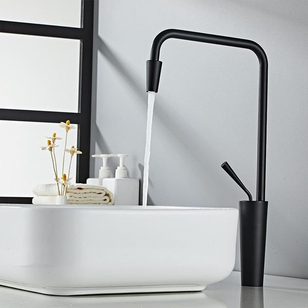 bathroom sink faucets basin faucet single lever 360 rotation spout moder brass mixer tap for kitchen or water black
bathroom sink faucets basin faucet single lever 360 rotation spout moder brass mixer tap for kitchen or water black