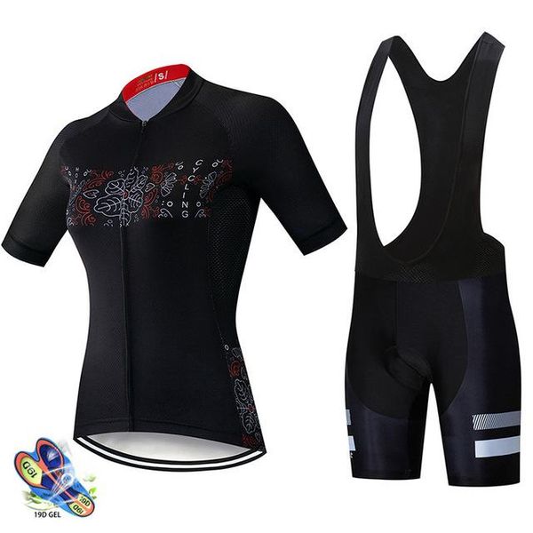 racing sets 2021 women cycling jersey set short sleeve clothes quick dry pro team mtb ropa ciclismo bicycle bike road riding clothing, Black;blue
racing sets 2021 women cycling jersey set short sleeve clothes quick dry pro team mtb ropa ciclismo bicycle bike road riding clothing, Black;blue