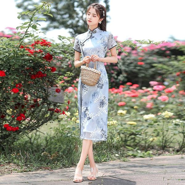 ethnic clothing autumn elegant short sleeve chiffon knee-length aodai qipao mandarin collar cheongsam size -3xl, Red
ethnic clothing autumn elegant short sleeve chiffon knee-length aodai qipao mandarin collar cheongsam size -3xl, Red