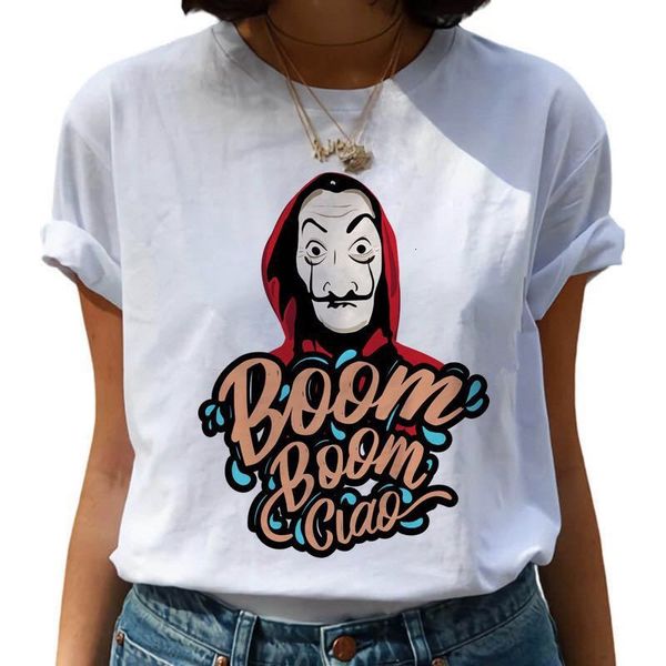 2021 la of lady's blouse t bella ciao tshirt funny paper house you'll see girl's assault money femme shirt bz1r, White
2021 la of lady's blouse t bella ciao tshirt funny paper house you'll see girl's assault money femme shirt bz1r, White