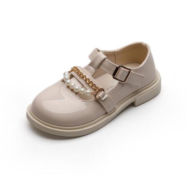 flat shoes children' british patent leather 2021 autumn girls pure color pearl princess, Black;grey
flat shoes children' british patent leather 2021 autumn girls pure color pearl princess, Black;grey