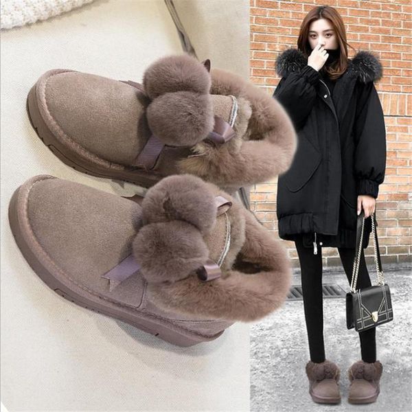 boots snow women's real fur integrated short fashion 2021 rex ball net red winter wear wool shoes, Black
boots snow women's real fur integrated short fashion 2021 rex ball net red winter wear wool shoes, Black