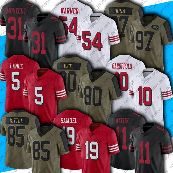 5 trey lance 85 george kittle 97 nick bosa football jersey 19 deebo samuel 54 fred warner brandon aiyuk jerseys jerry rice javon kinlaw jimm, Black;red
5 trey lance 85 george kittle 97 nick bosa football jersey 19 deebo samuel 54 fred warner brandon aiyuk jerseys jerry rice javon kinlaw jimm, Black;red