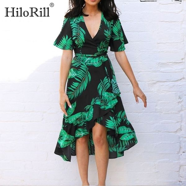 hilorill floral print bohemian beach dress 2021 summer women dress ruffles casual short sleeve v-neck wrap party dresses vestido 210316, Black;gray
hilorill floral print bohemian beach dress 2021 summer women dress ruffles casual short sleeve v-neck wrap party dresses vestido 210316, Black;gray