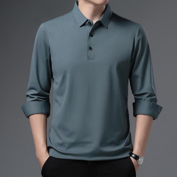 men's polos anti-wrinkle seamless shirt men long sleeve autumn casual poloshirts regular fit brand office clothes red, White;black
men's polos anti-wrinkle seamless shirt men long sleeve autumn casual poloshirts regular fit brand office clothes red, White;black