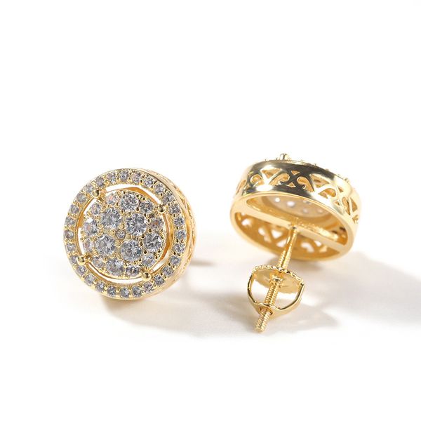 hip hop cz stone paved bling ice out stud earring geometric round stud earrings for women men rapper jewelry, Golden;silver
hip hop cz stone paved bling ice out stud earring geometric round stud earrings for women men rapper jewelry, Golden;silver