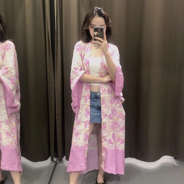 Autumn BOHO Location Floral Print Long Kimono Shirt Green Hippie Women Tie Bow Sashes Long Cardigan Loose Blouse Tops Holiday, White
Autumn BOHO Location Floral Print Long Kimono Shirt Green Hippie Women Tie Bow Sashes Long Cardigan Loose Blouse Tops Holiday, White