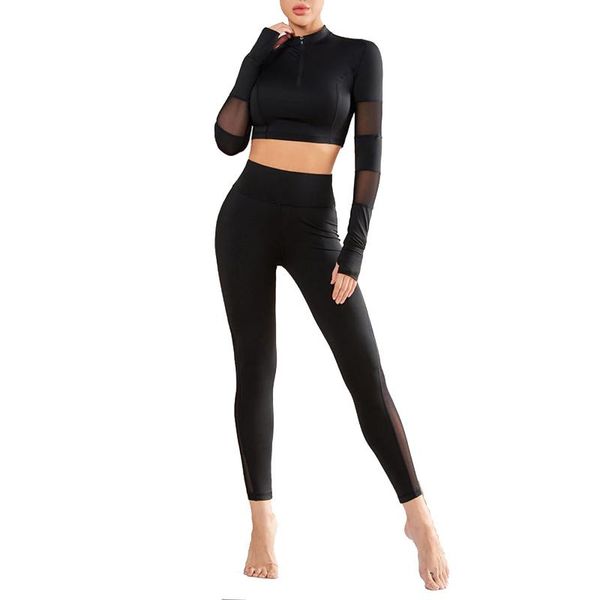 yoga outfit women outfits fashion patchwork mesh sportswear long sleeves cropped high waist pants set running gym fitness tracksuit
yoga outfit women outfits fashion patchwork mesh sportswear long sleeves cropped high waist pants set running gym fitness tracksuit
