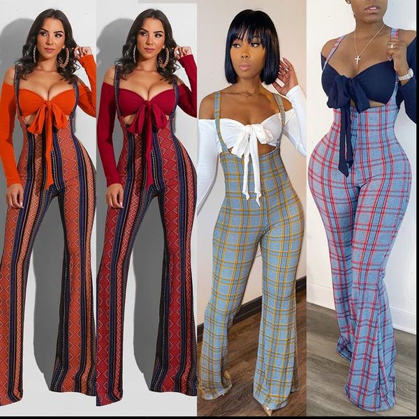 2 piece set for women fall clothes off shoulder crop plaid overalls flare pant two pcs matching set club outfits, Gray
2 piece set for women fall clothes off shoulder crop plaid overalls flare pant two pcs matching set club outfits, Gray