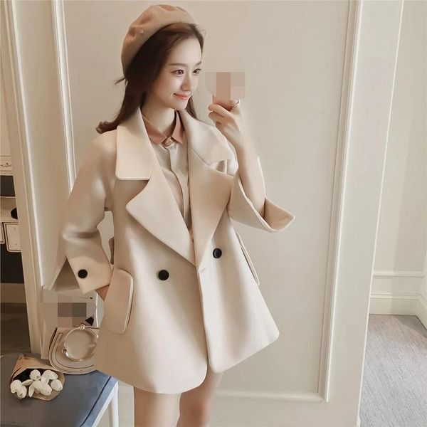 girls' autumn and winter woolen overcoat winter coats female blends woolens coat women womens jacket, Black;brown
girls' autumn and winter woolen overcoat winter coats female blends woolens coat women womens jacket, Black;brown