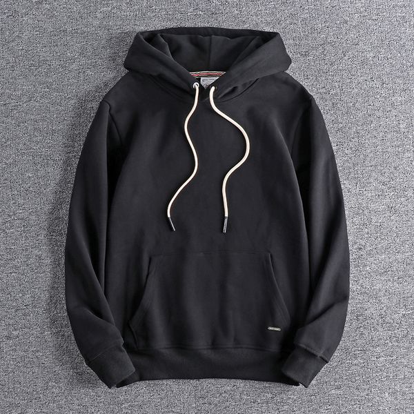 2021 hooded outerwear men's european american simple solid color loose and versatile autumn winter youth coat hoodies 0713 nqme, Black
2021 hooded outerwear men's european american simple solid color loose and versatile autumn winter youth coat hoodies 0713 nqme, Black