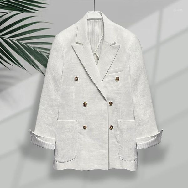 men's suits & blazers 2021 linen ultra-thin single-layer double-breasted suit jacket casual western style japanese cotton and, White;black
men's suits & blazers 2021 linen ultra-thin single-layer double-breasted suit jacket casual western style japanese cotton and, White;black