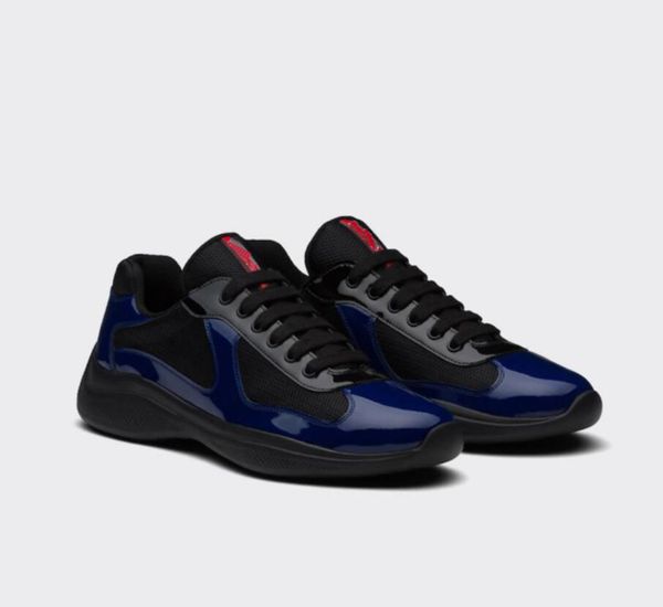 men low shoes america's cup xl sneakers blue black patent leather flat shoes mesh lace-up casual trainers outdoor runner shoe with box
men low shoes america's cup xl sneakers blue black patent leather flat shoes mesh lace-up casual trainers outdoor runner shoe with box