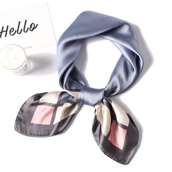 scarves 2021 women silk bag scarf fashion office square female hair neck plaid print foulard headkerchief shawl hijab summer, Blue;gray
scarves 2021 women silk bag scarf fashion office square female hair neck plaid print foulard headkerchief shawl hijab summer, Blue;gray