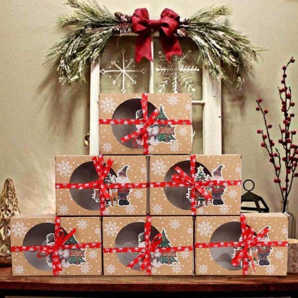 gift wrap 24pcs kraft paper christmas biscuit candy box with clear window 18*12*5cm european year decor boxes
gift wrap 24pcs kraft paper christmas biscuit candy box with clear window 18*12*5cm european year decor boxes