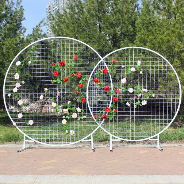 party decoration wedding props circle grid wrought iron background flower frame stand round arch backdrop decor stage metal shelf
party decoration wedding props circle grid wrought iron background flower frame stand round arch backdrop decor stage metal shelf