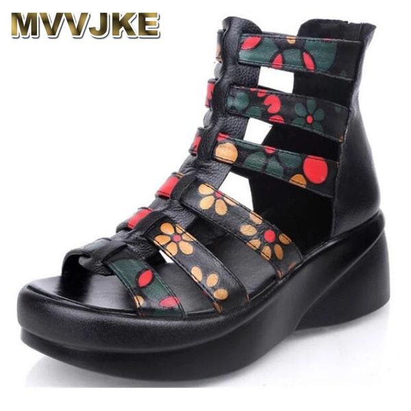sandals mvvjke 2021 classic printing genuine leather summer thick bottom wedge increased shoes woman's roman, Black
sandals mvvjke 2021 classic printing genuine leather summer thick bottom wedge increased shoes woman's roman, Black
