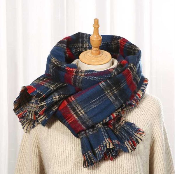 scarves christmas scarf women's double-sided plaid retro thickened warm shawl all-match short beard cute, Blue;gray
scarves christmas scarf women's double-sided plaid retro thickened warm shawl all-match short beard cute, Blue;gray