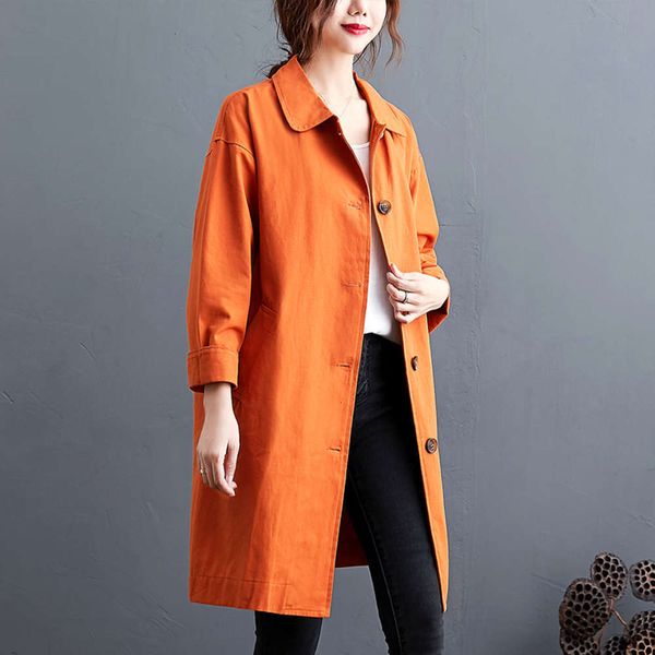 women's autumn coat fashion middle long temperament windbreaker literature art fat mm large loose and thin casual lapel cardigan luxury, Tan;black
women's autumn coat fashion middle long temperament windbreaker literature art fat mm large loose and thin casual lapel cardigan luxury, Tan;black