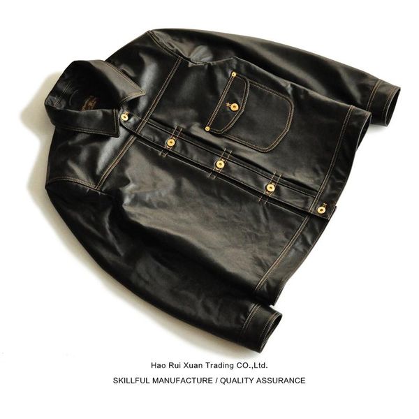 men's leather & faux 2021 506xx mens jacket cow genuine real motorcycle learher coats, Black
men's leather & faux 2021 506xx mens jacket cow genuine real motorcycle learher coats, Black
