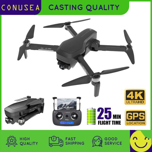 conusea 2021 new x7pro 2 gps drone 4k camera three-axis anti-shake 5g wifi gimbal professional rc quadcopter mini dron xmas
conusea 2021 new x7pro 2 gps drone 4k camera three-axis anti-shake 5g wifi gimbal professional rc quadcopter mini dron xmas