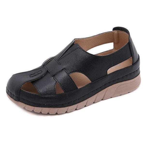 sandals 2021 summer breathable soft bottom women flat hollow autumn shoes retro style lightweight mid heel, Black
sandals 2021 summer breathable soft bottom women flat hollow autumn shoes retro style lightweight mid heel, Black