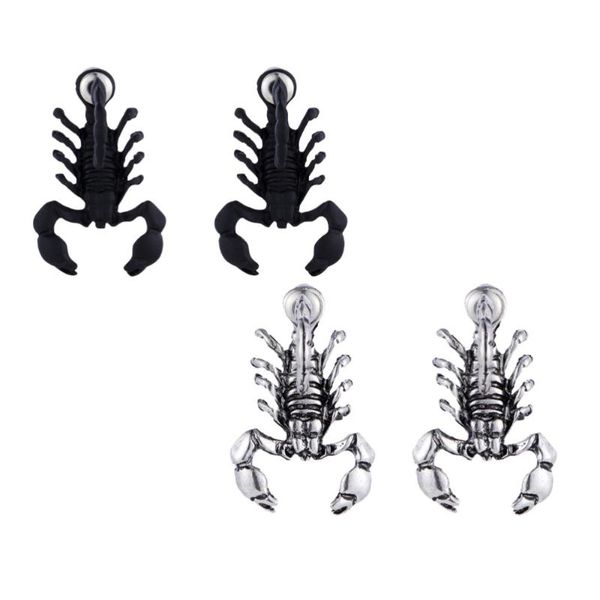 stud 2pairs scorpion shaped ear-studs exaggerated chic earrings creative ear decors, Golden;silver
stud 2pairs scorpion shaped ear-studs exaggerated chic earrings creative ear decors, Golden;silver