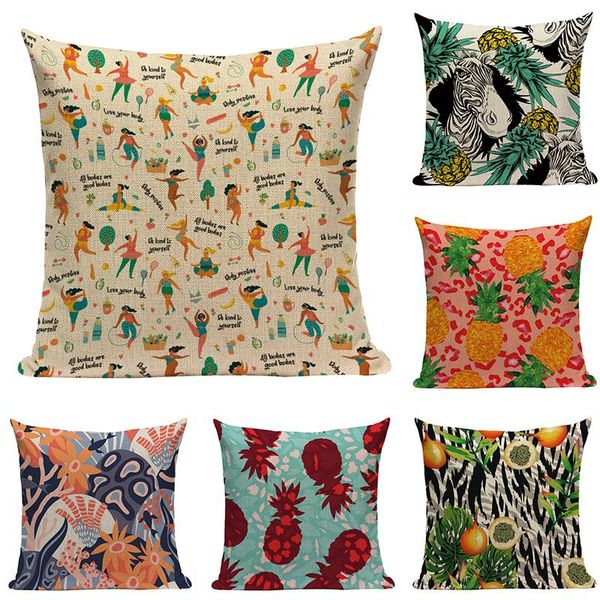 cushion/decorative pillow tropical pineapple pillowcase jungle plants beach decorative cushion covers pillows case for decor cuscini decorat
cushion/decorative pillow tropical pineapple pillowcase jungle plants beach decorative cushion covers pillows case for decor cuscini decorat