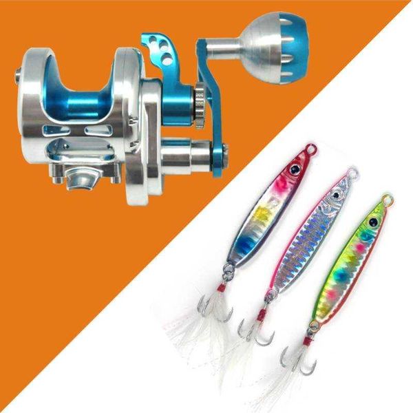 baitcasting reels ine tackle fishing reel 6.3:1 gear ratio left and right hand conventional accessories metal artificial lures spoon
baitcasting reels ine tackle fishing reel 6.3:1 gear ratio left and right hand conventional accessories metal artificial lures spoon