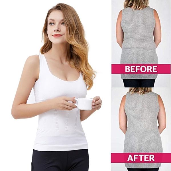 women's shapers women casual toning vest waist trainer body shaper corrective posture belly control compression slimming underwear tumm, Black;white
women's shapers women casual toning vest waist trainer body shaper corrective posture belly control compression slimming underwear tumm, Black;white