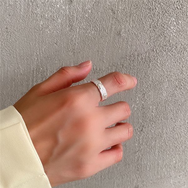 100% 925 sterling silver open rings for women irregular adjustable ring anillos bague femme wedding party gifts, Black
100% 925 sterling silver open rings for women irregular adjustable ring anillos bague femme wedding party gifts, Black