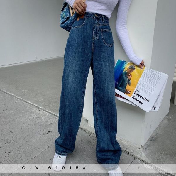 women's jeans korean fashion 2021 autumn and winter casual loose high waist straight wide leg y2k long denim pants streetwear, Blue
women's jeans korean fashion 2021 autumn and winter casual loose high waist straight wide leg y2k long denim pants streetwear, Blue