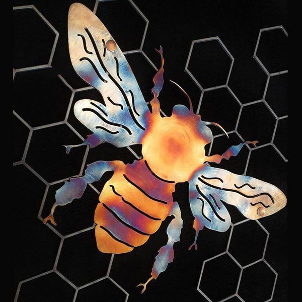 decorative objects & figurines metal bee wall decor 3d hand-painted design colorful home indoor or covered outdoor use hanging in classic bu
decorative objects & figurines metal bee wall decor 3d hand-painted design colorful home indoor or covered outdoor use hanging in classic bu