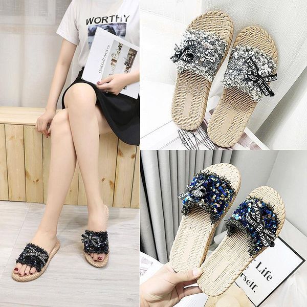 women 2021 summer shiny slipper casual rhinestone bow beach flat shoes fashion all-match flip flop non-slip outdoor slides, Black
women 2021 summer shiny slipper casual rhinestone bow beach flat shoes fashion all-match flip flop non-slip outdoor slides, Black