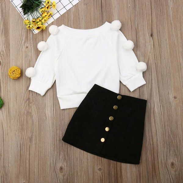 autumn winter clothes toddler baby girls hairball knit button mini skirt warm outfits sets 1 6y, White
autumn winter clothes toddler baby girls hairball knit button mini skirt warm outfits sets 1 6y, White