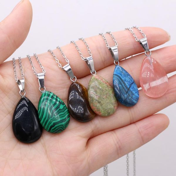 chains natural stone necklace irregular turquoise/agates/rose quartz/amethyst/unakite pendant love romantic gift chain 40+5 cm, Silver
chains natural stone necklace irregular turquoise/agates/rose quartz/amethyst/unakite pendant love romantic gift chain 40+5 cm, Silver