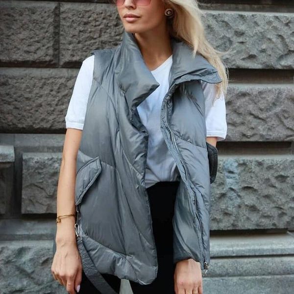 women's vests rr casual solid women fashion stand collar light coats elegant zipper closure cotton female ladies, Black;white
women's vests rr casual solid women fashion stand collar light coats elegant zipper closure cotton female ladies, Black;white
