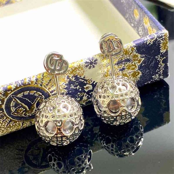 75% off outlet online classic hollow ball pearl women's 925 silver needle earrings anti allergy high version
75% off outlet online classic hollow ball pearl women's 925 silver needle earrings anti allergy high version