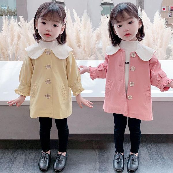 coat girls' autumn windbreaker medium long 1-3-year-old children's 2021 spring and baby, Blue;gray
coat girls' autumn windbreaker medium long 1-3-year-old children's 2021 spring and baby, Blue;gray