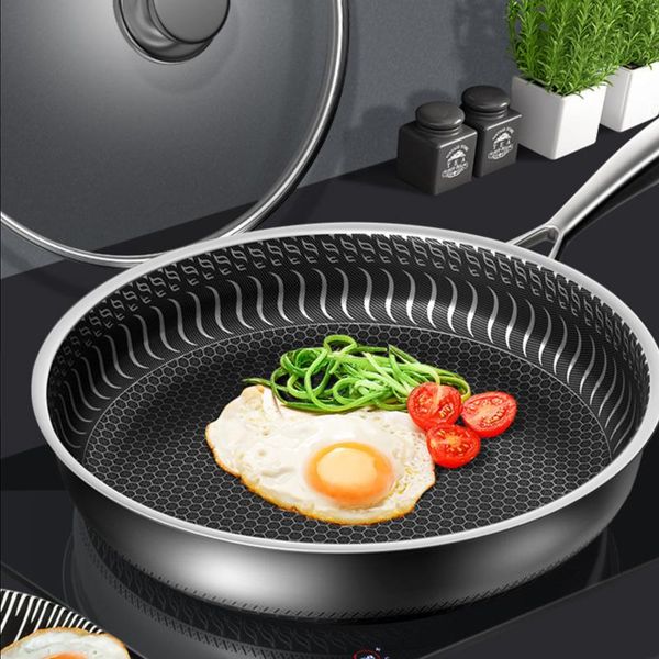 frying pan wok stainless steel non-stick double-side honeycomb without oil fried steak pot general uncoated cookware pans
frying pan wok stainless steel non-stick double-side honeycomb without oil fried steak pot general uncoated cookware pans
