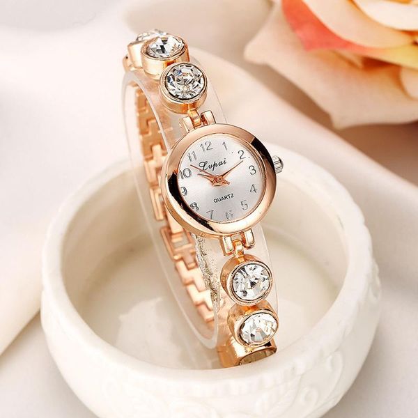 wristwatches women fashion stainless steel strap with simulated quartz round watch rose gold romantic couple luxury bracelet, Slivery;brown
wristwatches women fashion stainless steel strap with simulated quartz round watch rose gold romantic couple luxury bracelet, Slivery;brown