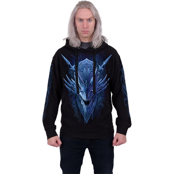 metal dragon head pattern 3d printing hoodie visual impact party punk goth round neck american sweater hoodie, Black
metal dragon head pattern 3d printing hoodie visual impact party punk goth round neck american sweater hoodie, Black
